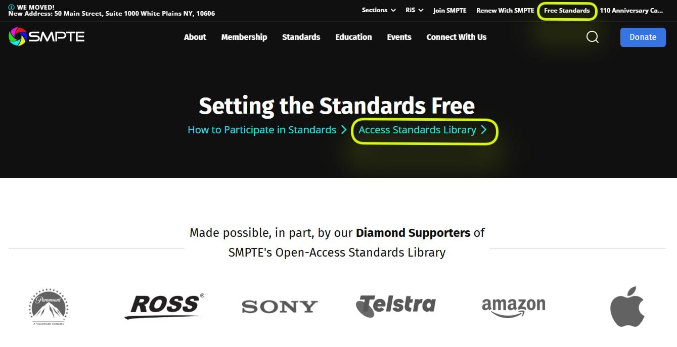 Setting the Standards Free